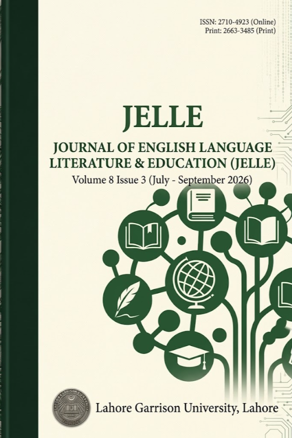 Journal of English Language, Literature and Education (JELLE)